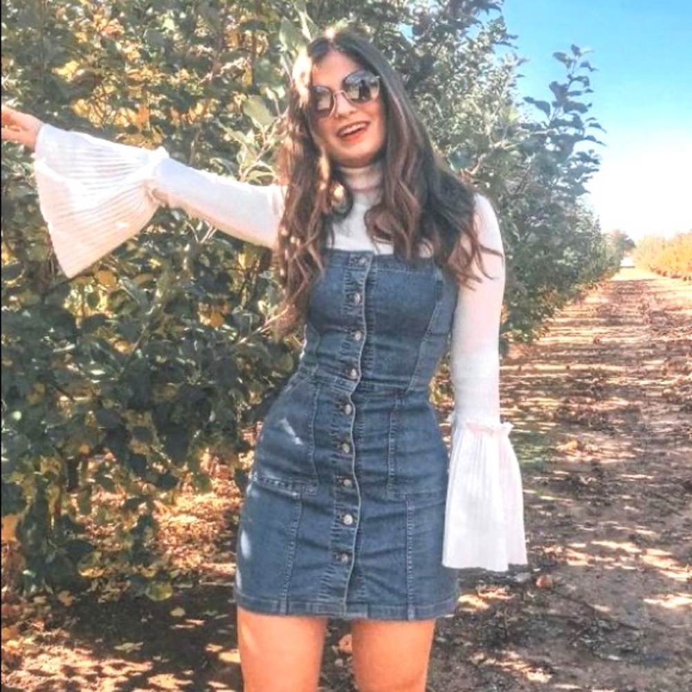 Overall Jean Dress